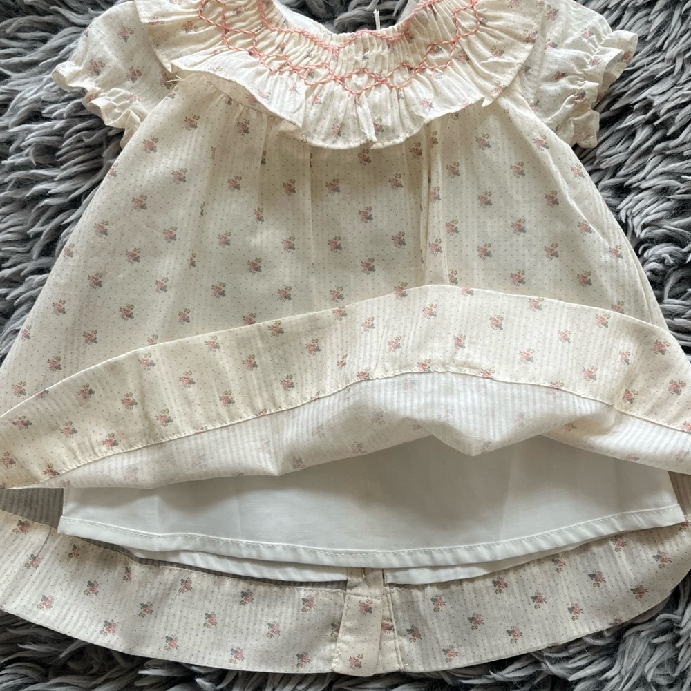 Tartine et Chocolat Baby Girl Flower Cotton Dress 3M - Picture 4 of 8